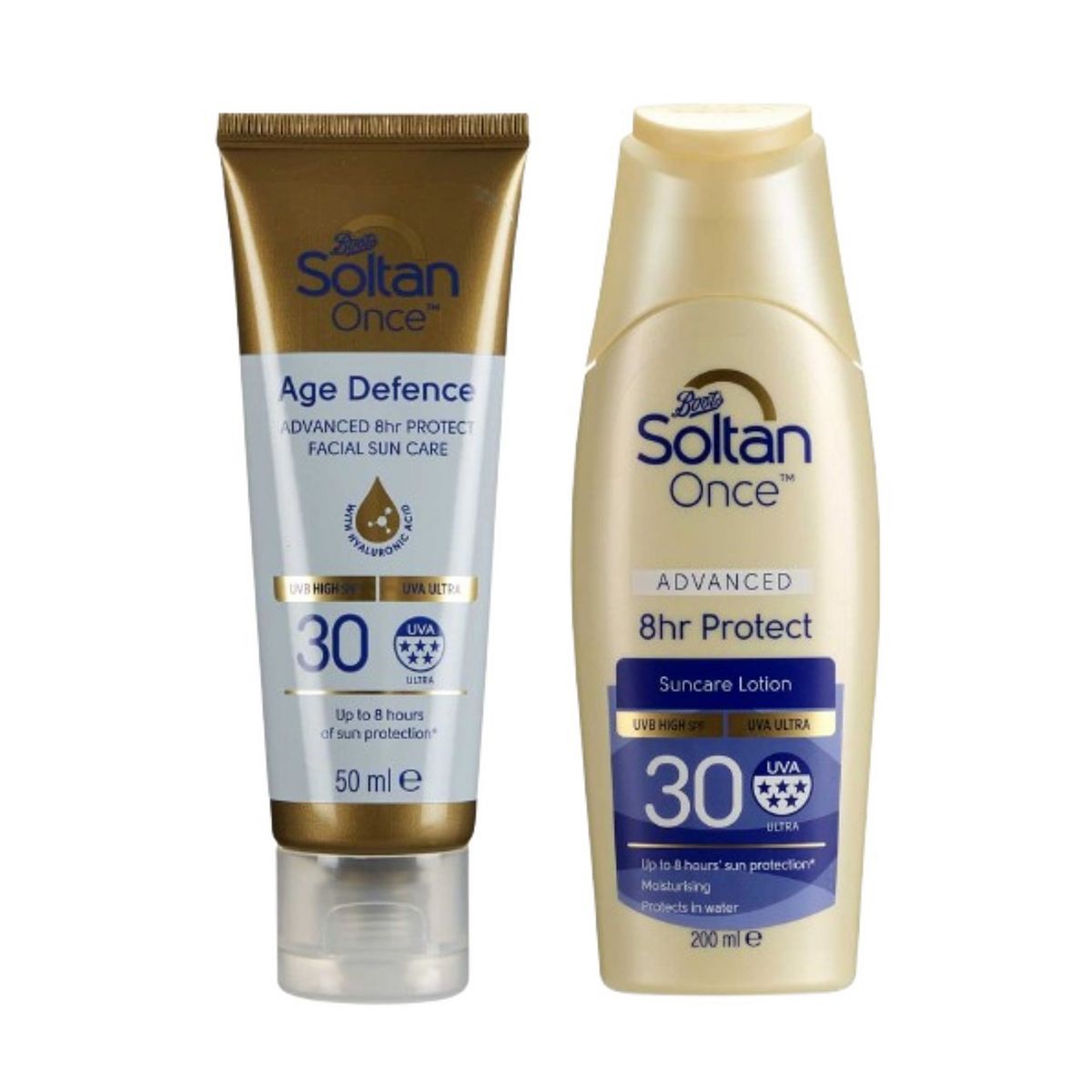 Soltan Once Face & Body Lotion Duo - Spf30