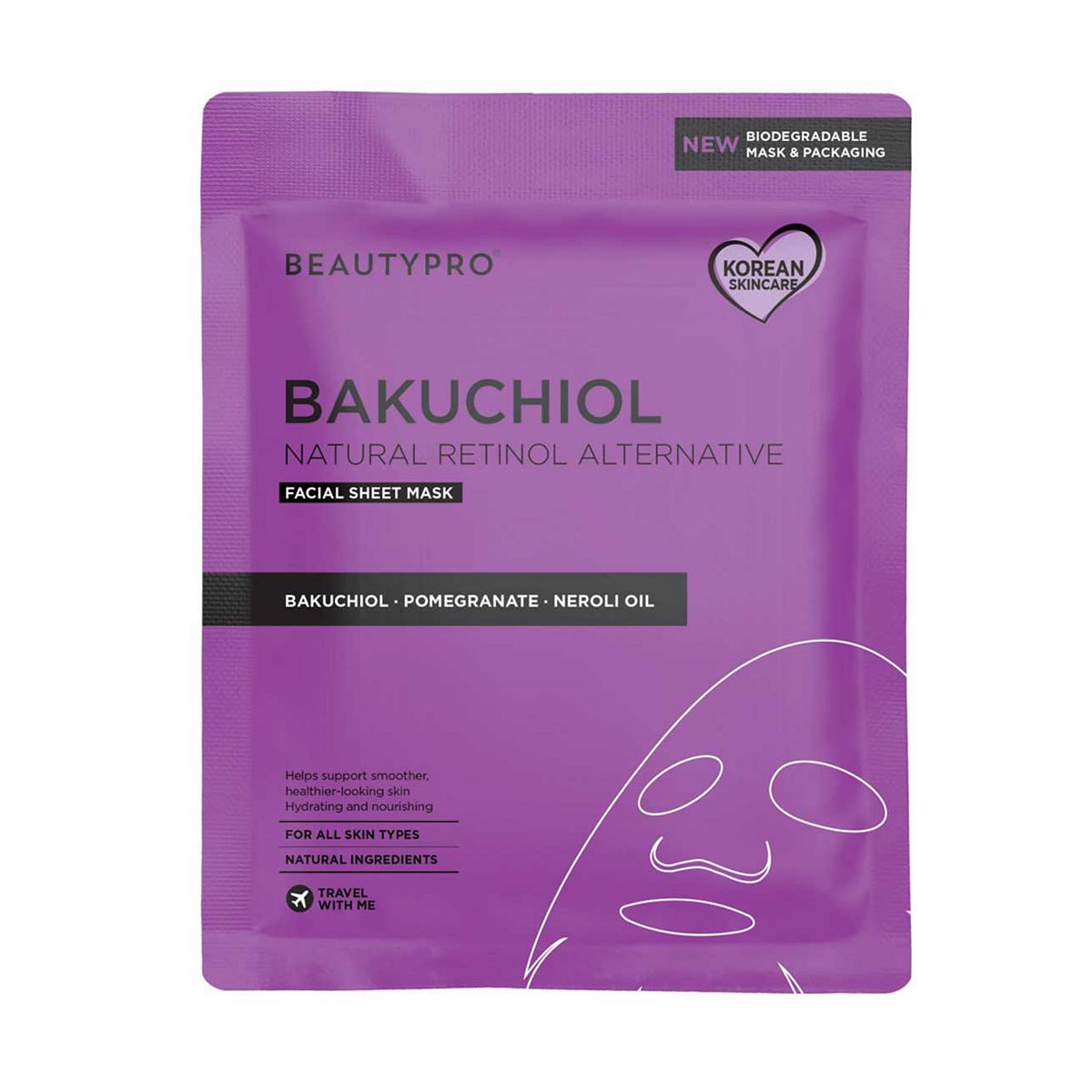 Beautypro Bakuchiol Sheet Mask 22ml