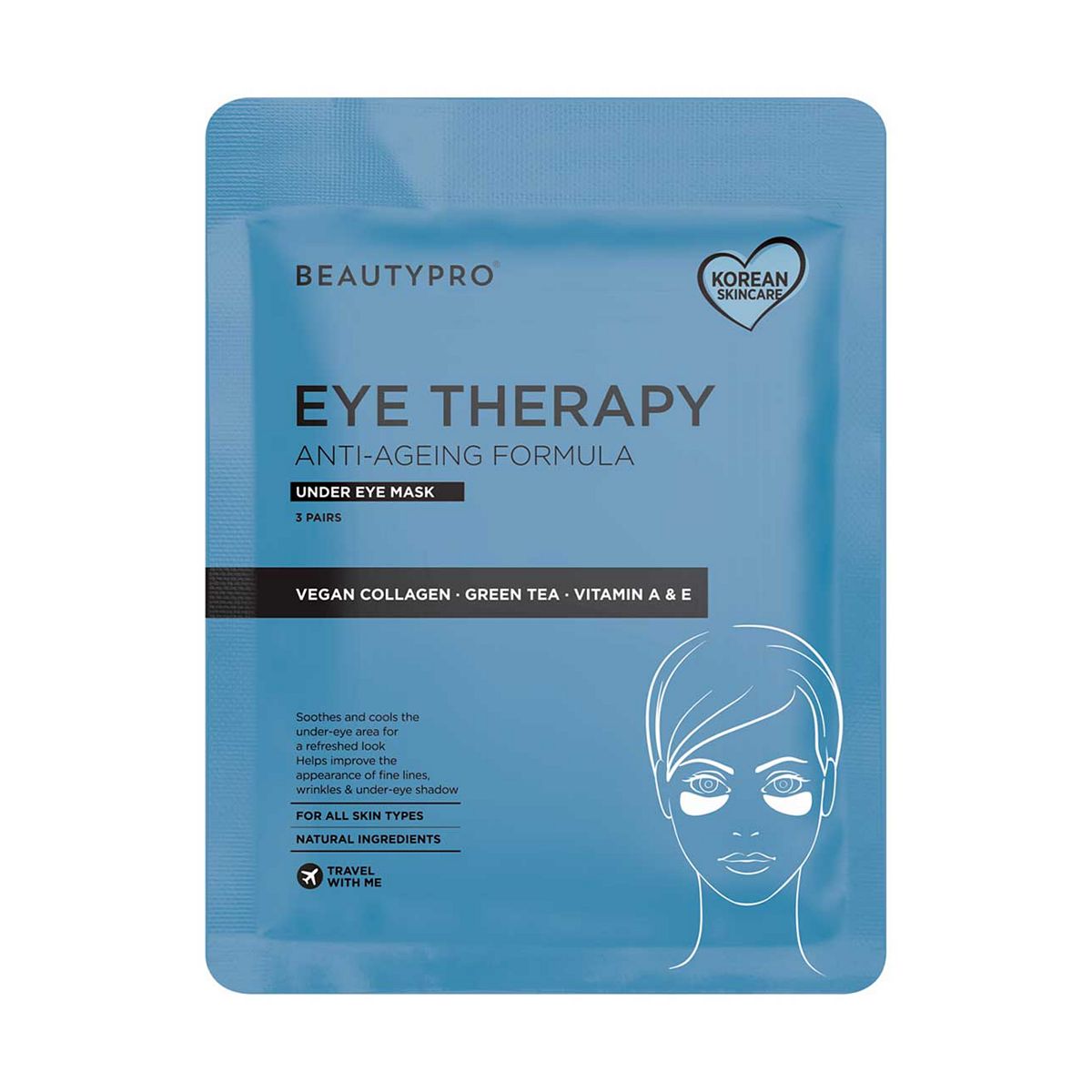 Beautypro Eye Therapy Mask - 3 Pairs