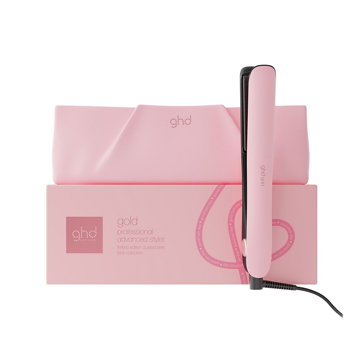GHD GHD Gold Limited Edition Hair Straightener In Dusted Pink – Image 2