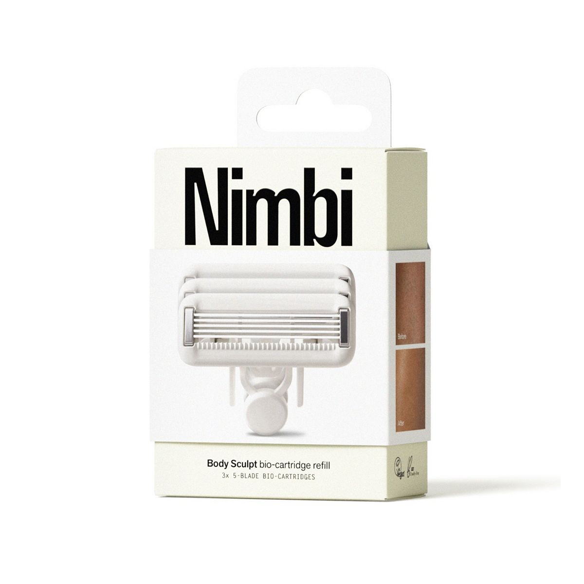 Nimbi Body Sculpt Razor Biocartridge Refills 5-Blade Pack 3S