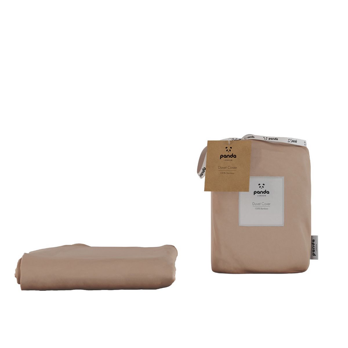 Panda 100% Bamboo Duvet Cover Double Pink