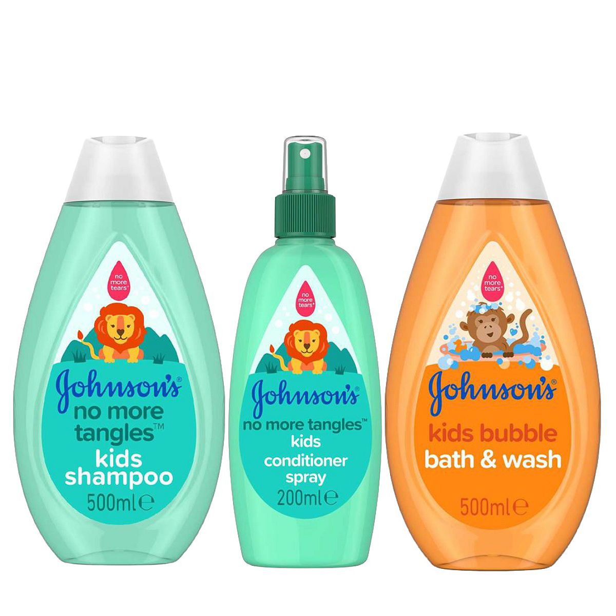 Johnson & Johnson Johnsons Kids Hair Ultra-Detangling Bundle