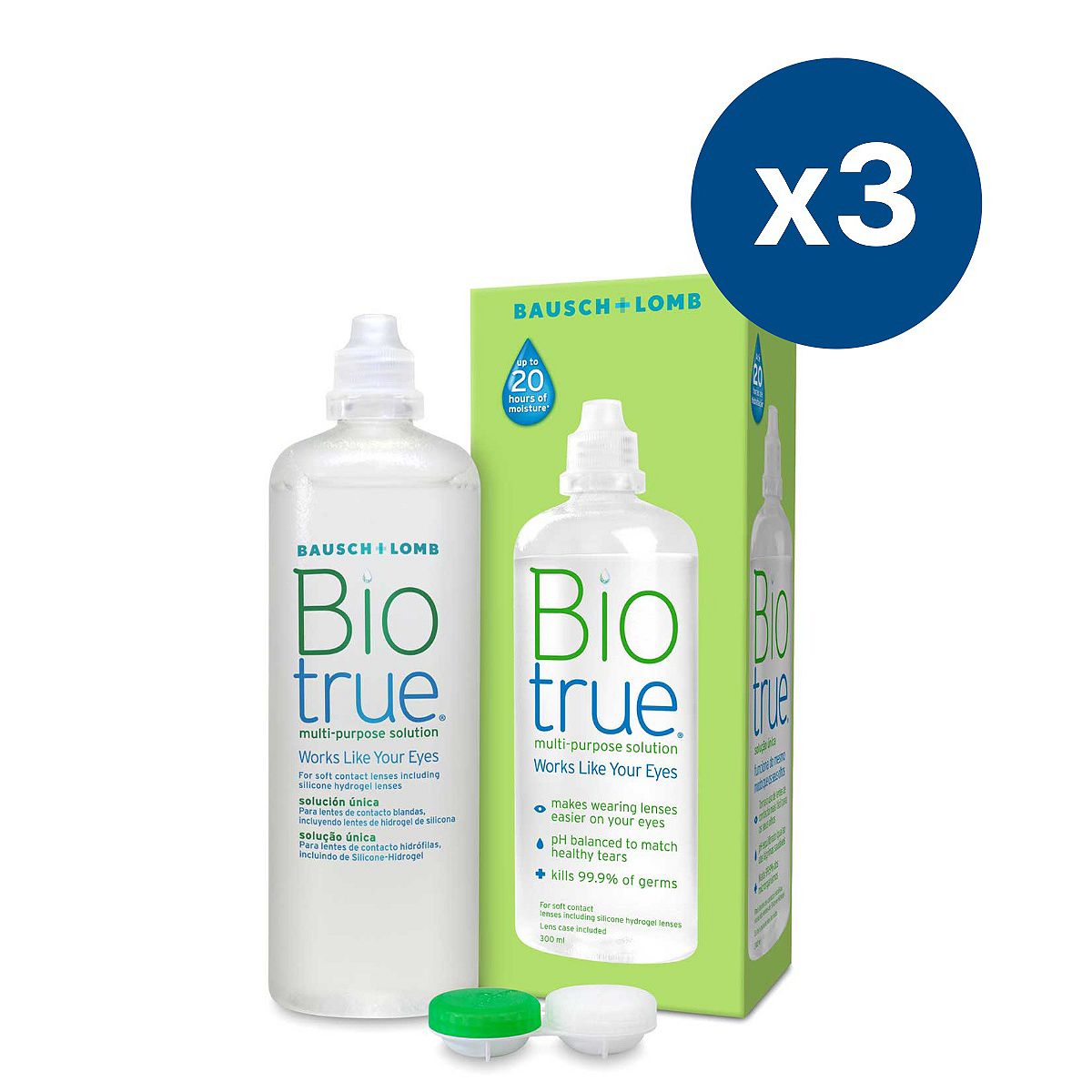 Biotrue Multi-Purpose Contact Lens Solution Bundle
