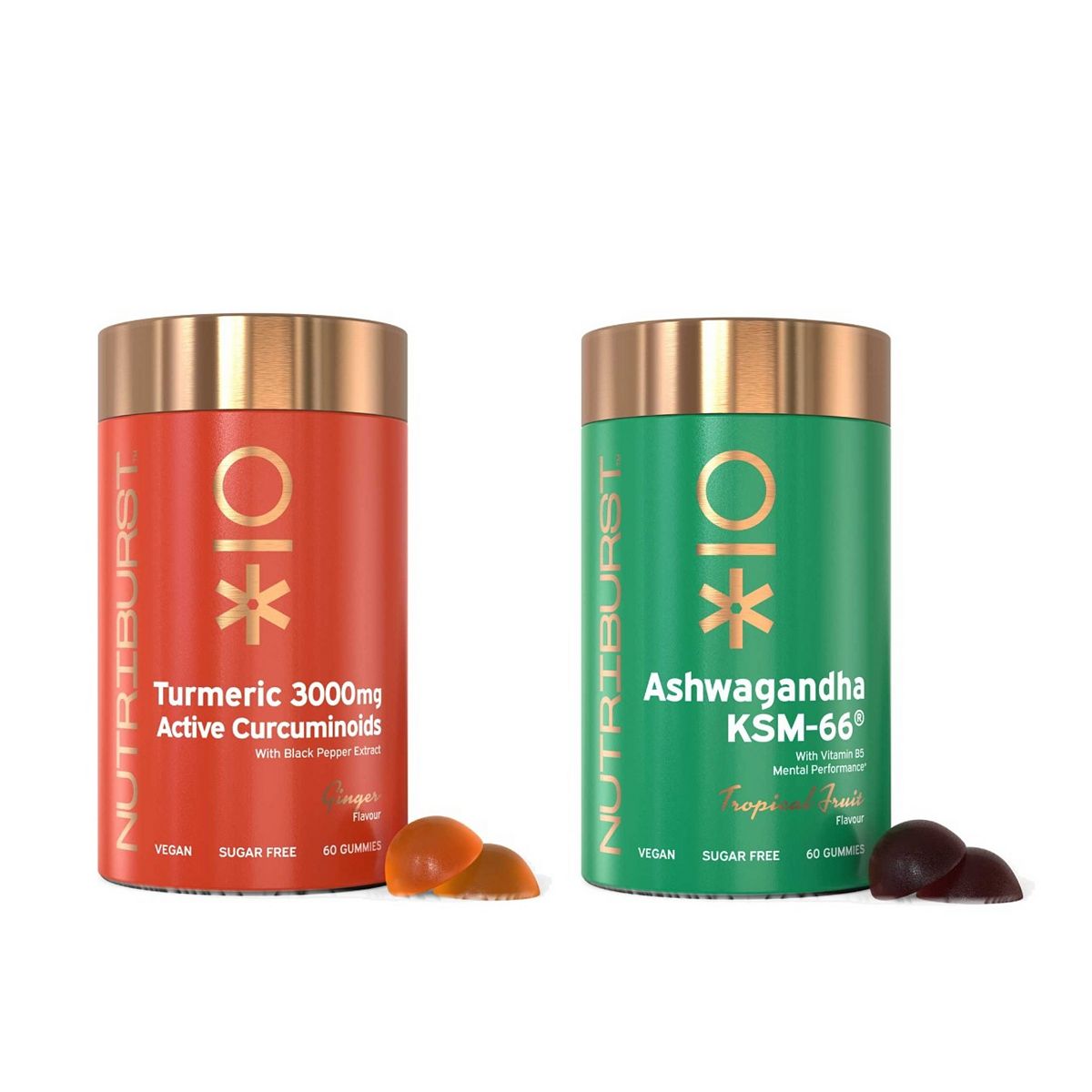 Nutriburst Ashwaganda & Turmeric Vitamin Bundle