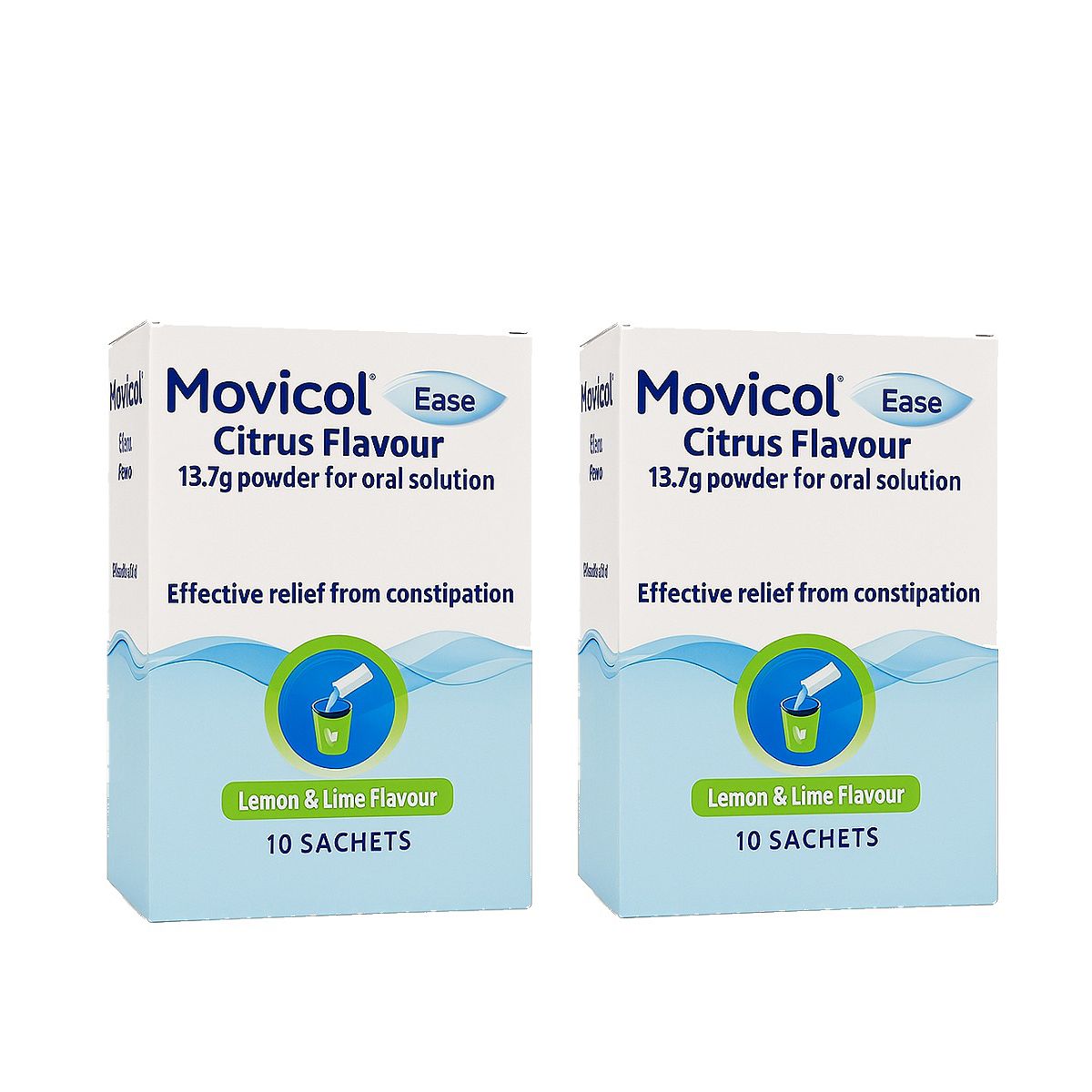 Movicol Ease Citrus Flavour 13.7G Powder For Oral Solution – 2 X 10 Pack Bundle