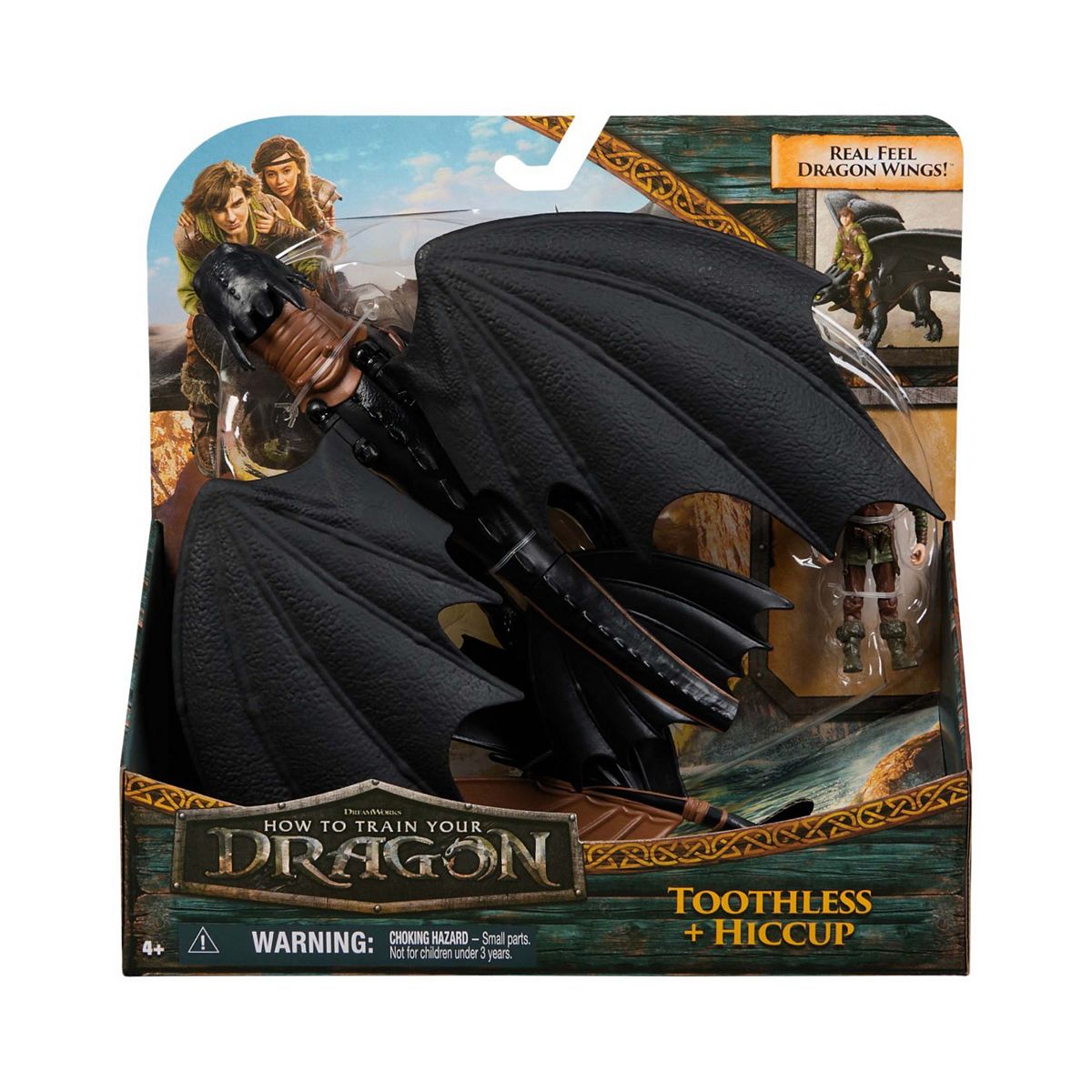 Spin Master Dreamworks Dragons Viking & Dragon Toothless Action Figures