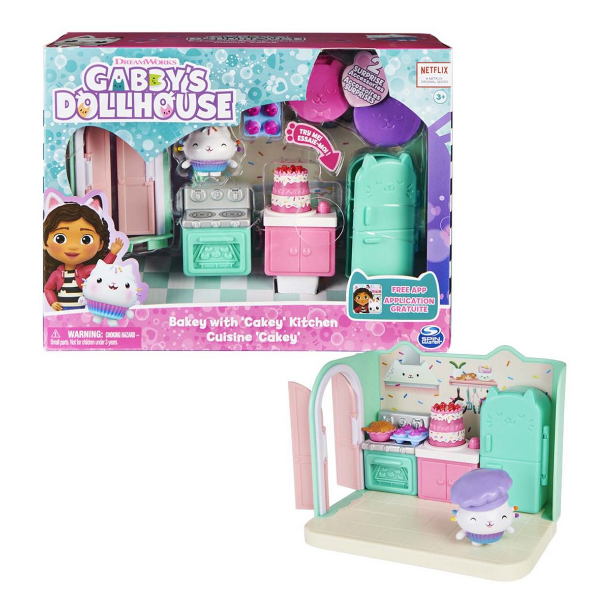 Spin Master Gabby's Dollhouse Bakey With Cakey Kitchen