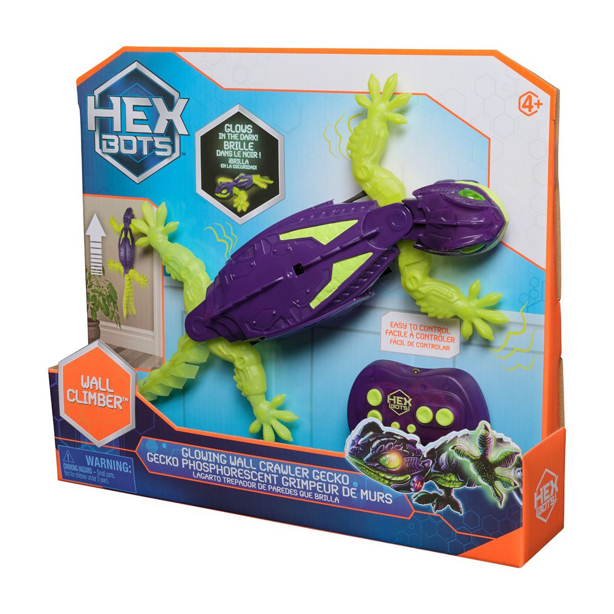 Spin Master Smart Gecko Glow In The Dark Action Figure