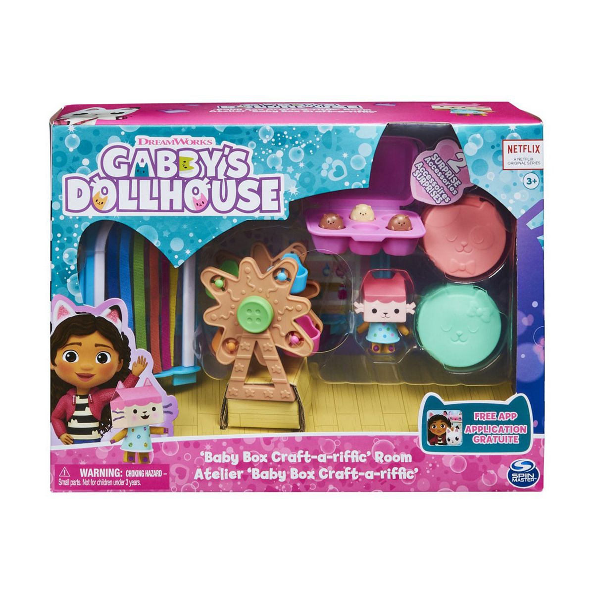 Spin Master Gabby's Dollhouse Deluxe Room Craft Play Set