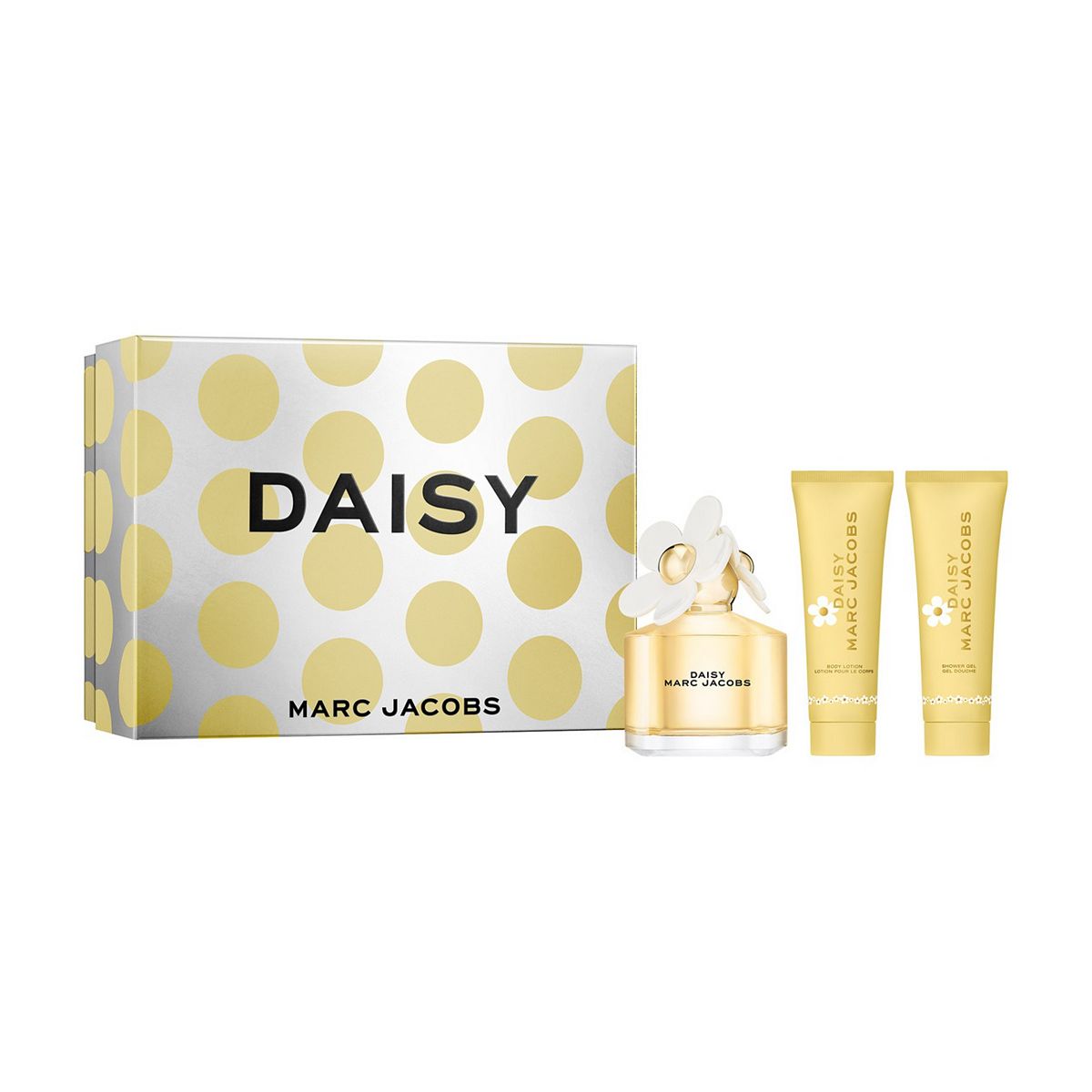 Marc Jacobs Daisy Eau De Toilette & Body Lotion Shower Gel Trio Gift Set