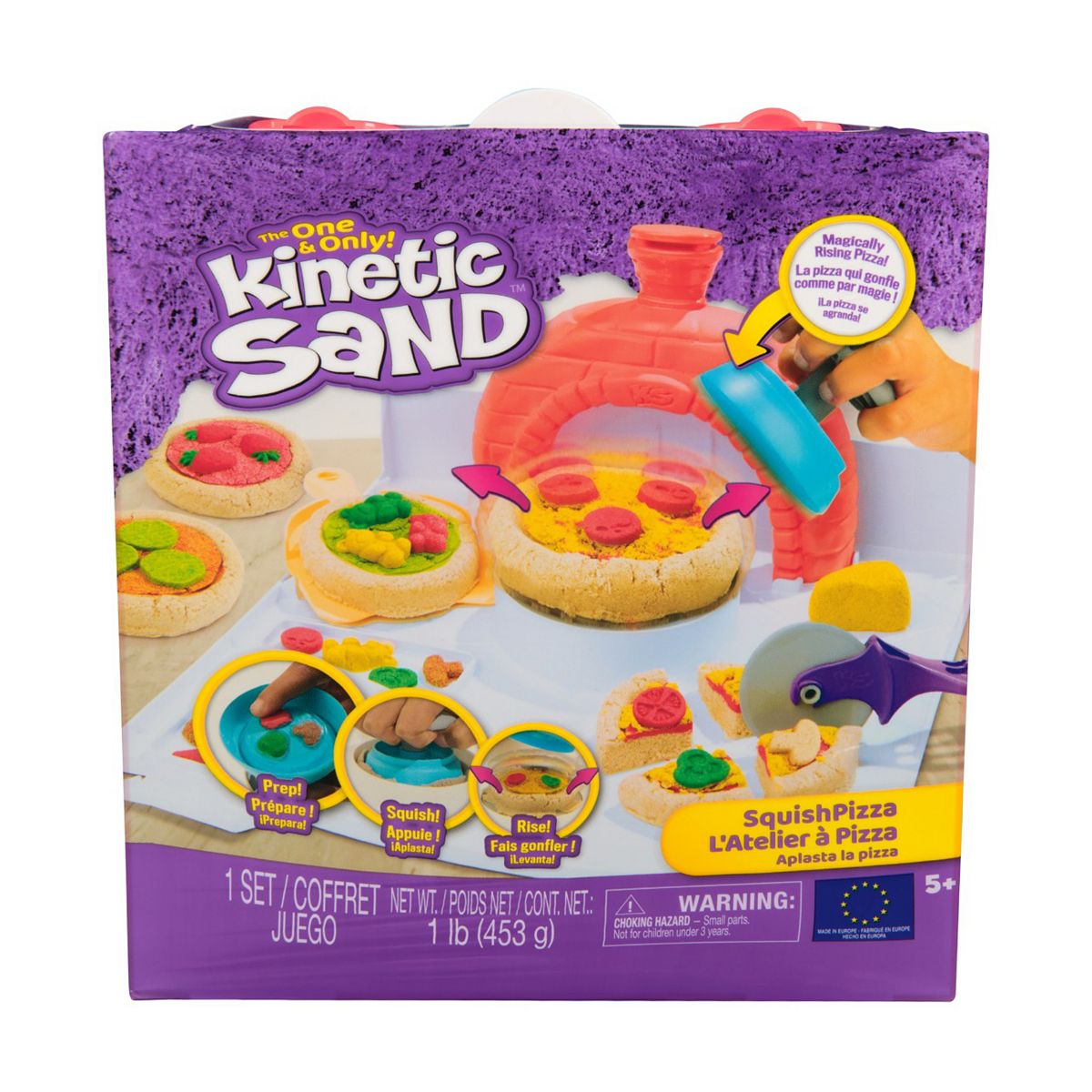 Spin Master Kinetic Sand Squish Pizza Compond