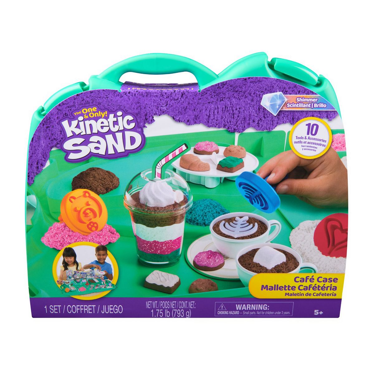 Spin Master Kinetic Sand Cafe Case Compond
