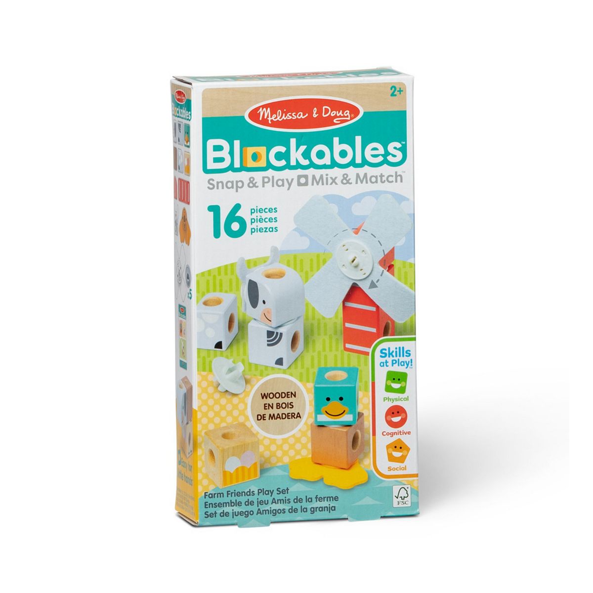 Melissa & Doug Blockables Farm Building Set