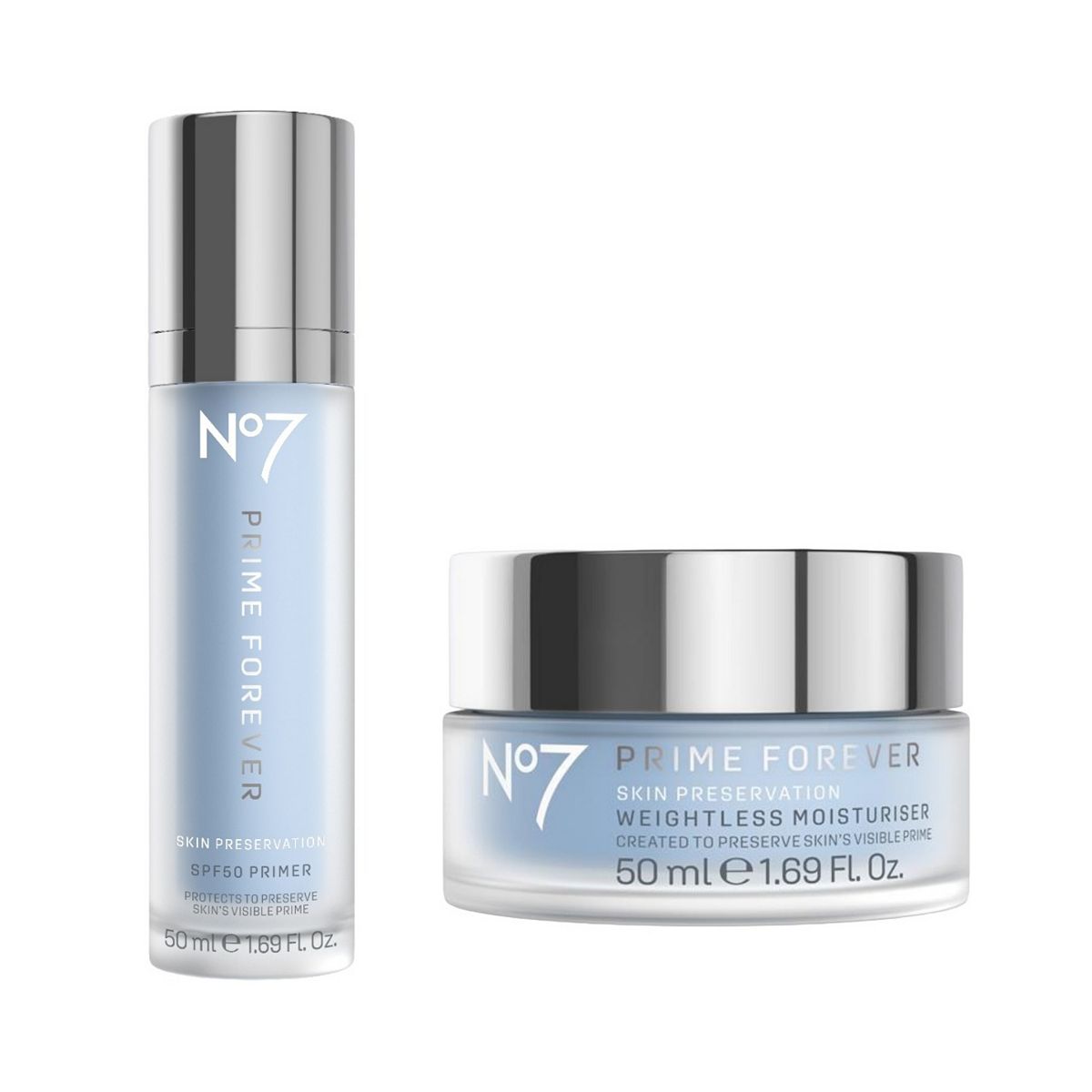No7 Prime Forever Spf Primer & Moisturiser Duo