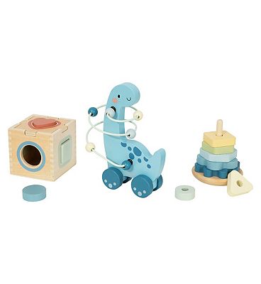 Tooky Toys Tooky Toy Wooden 3 In 1 Box Dinosaur