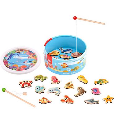 Tooky Toys Tooky Toy Wooden Fishing Game