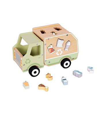 Tooky Toys Tooky Toy Wooden Garbage Truck