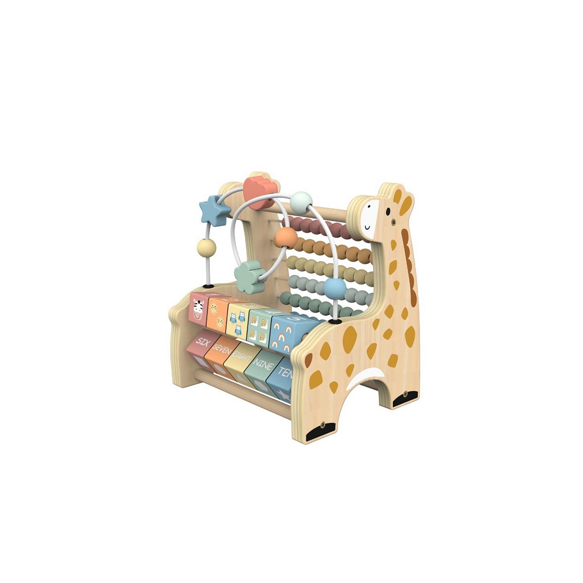 Tooky Toys Tooky Toy Wooden Learning Giraffe