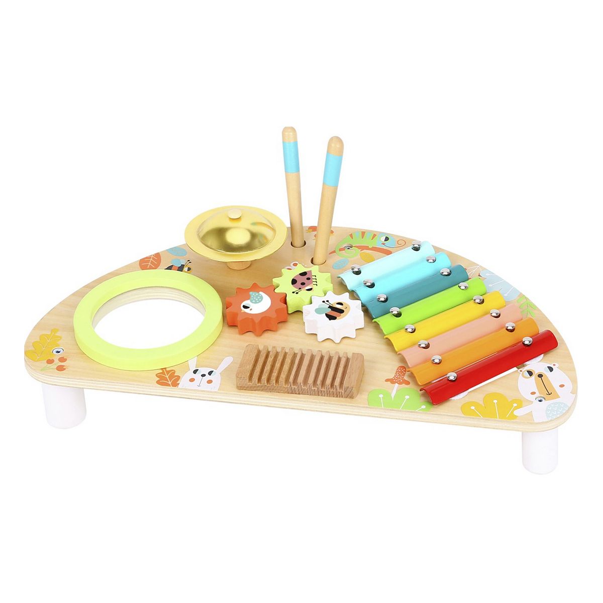 Tooky Toys Tooky Toy Wooden Multi Function Music Centre