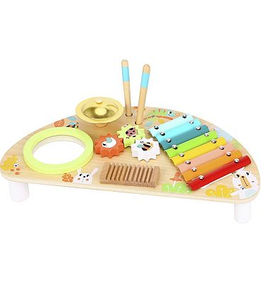 Tooky Toys Tooky Toy Wooden Multi Function Music Centre