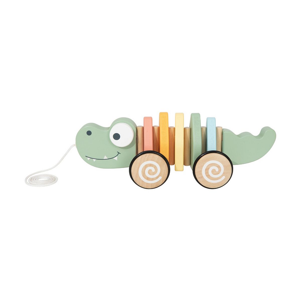 Tooky Toys Tooky Toy Wooden Pull Along Crocodile
