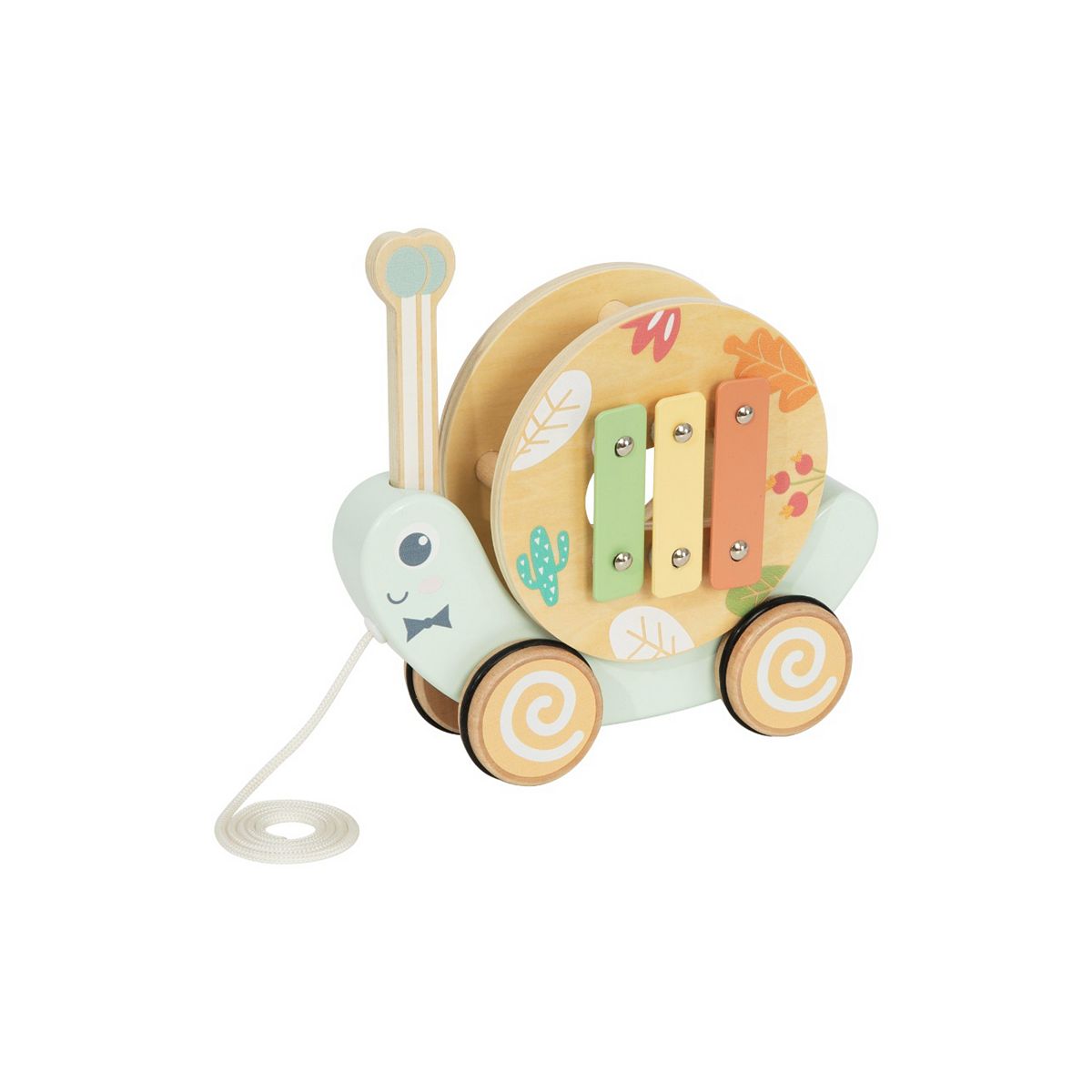 Tooky Toys Tooky Toy Wooden Pull Along Snail
