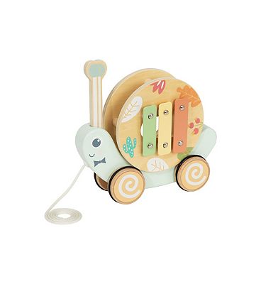 Tooky Toys Tooky Toy Wooden Pull Along Snail