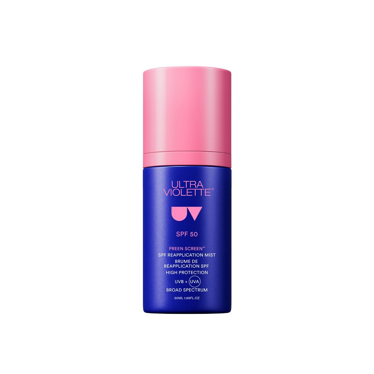 Ultra Violette Preen Screen Spf50 Reapplication Mist