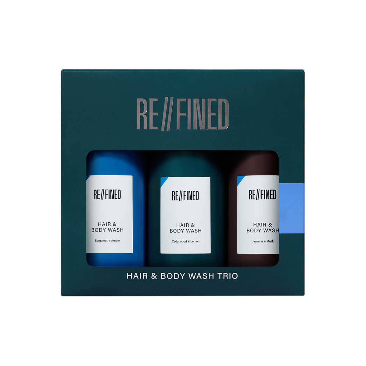 ReFined Hair And Body Wash Trio