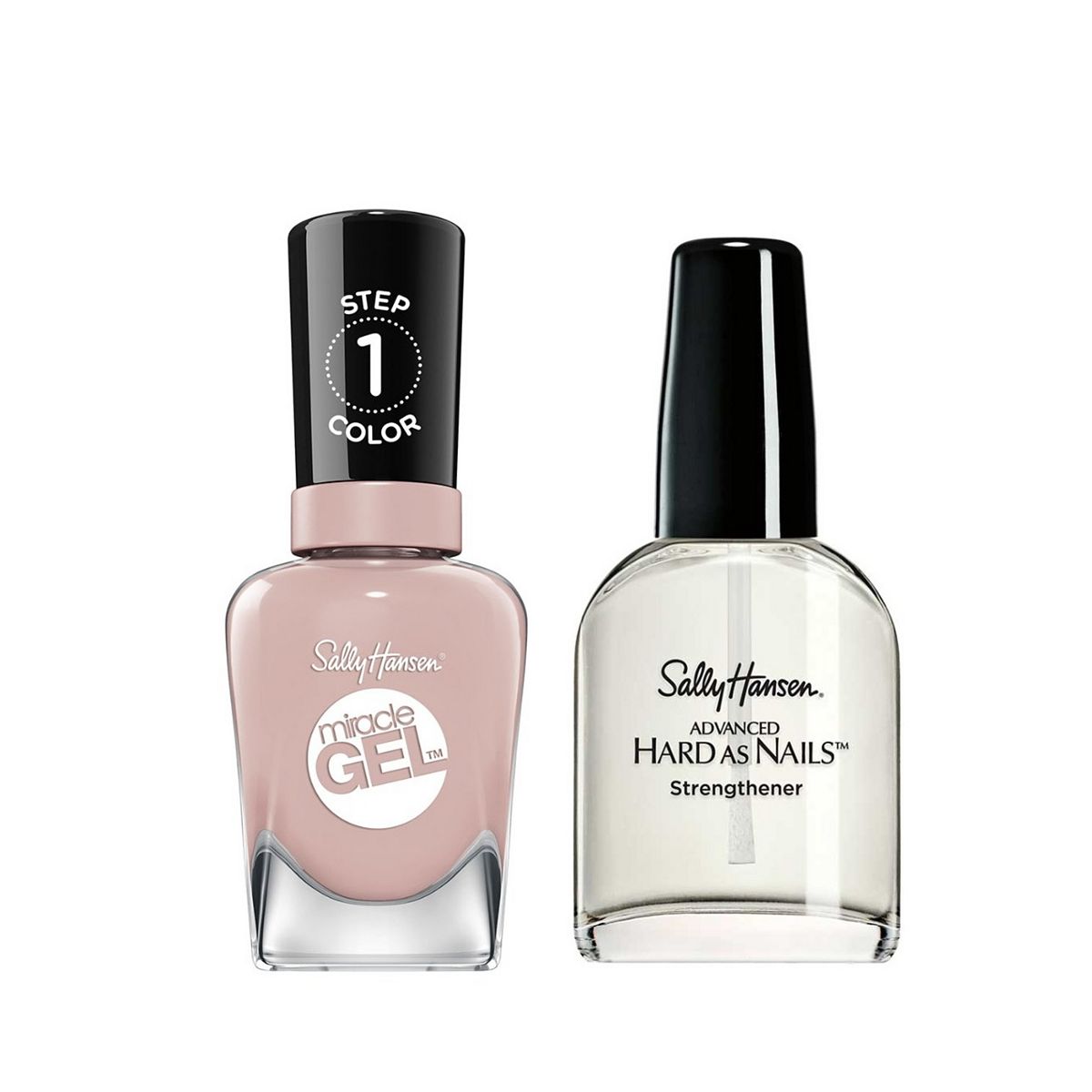 Sally Hansen Hard As Nails & Miracle Gel Shock Mauve