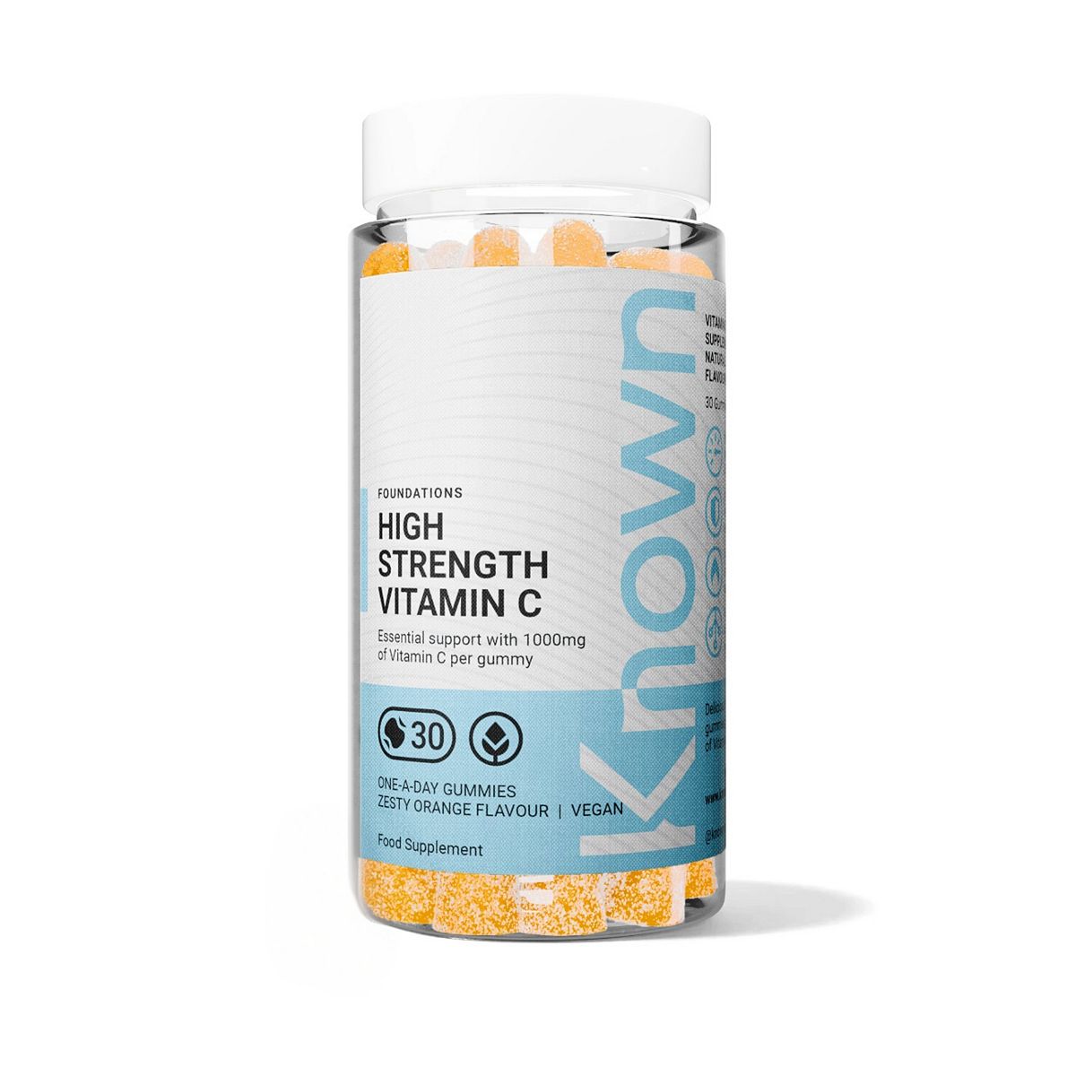 Known Nutrition High Strength Vitamin C Vegan 30 Gummies
