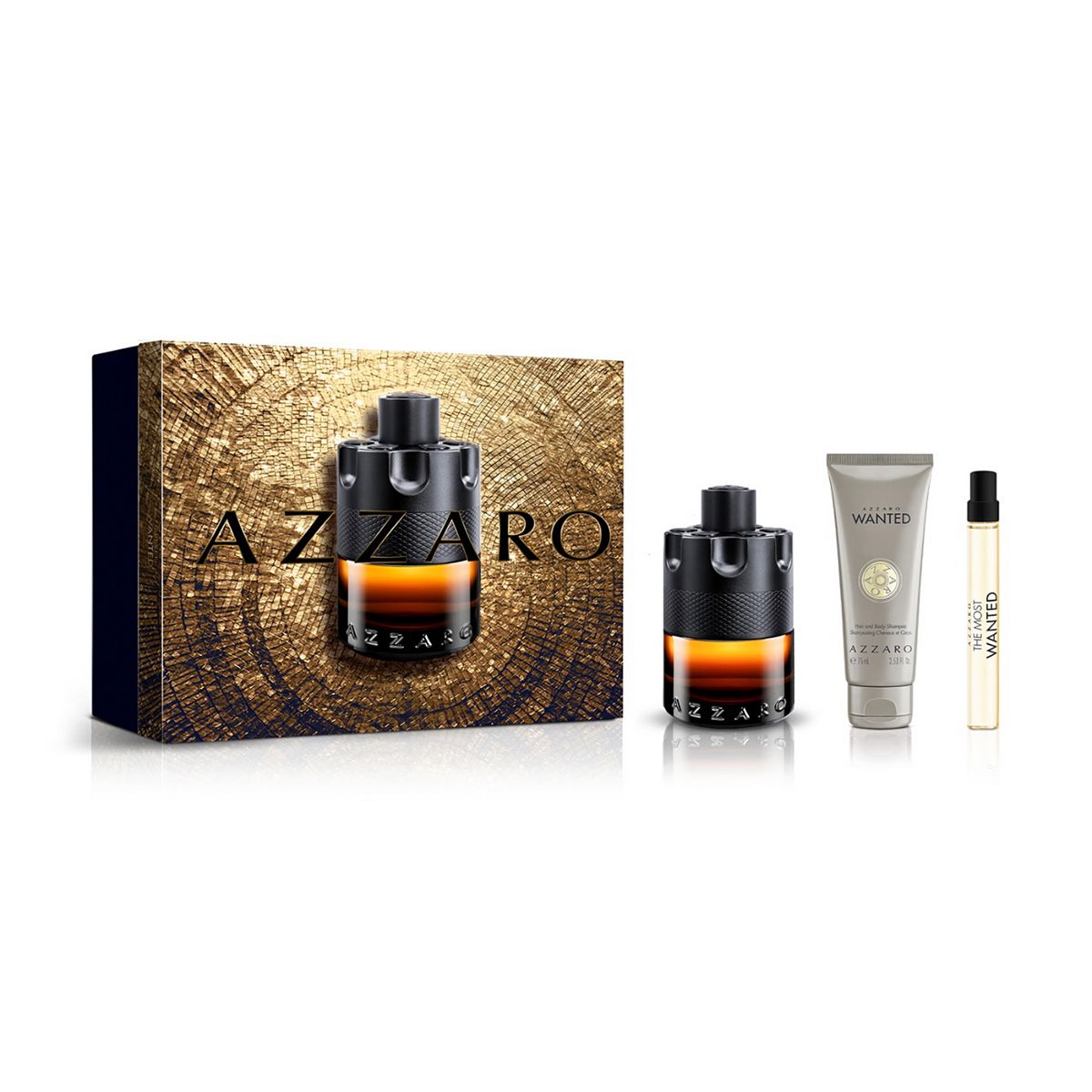 Azzaro The Most Wanted Parfum Trio Giftset