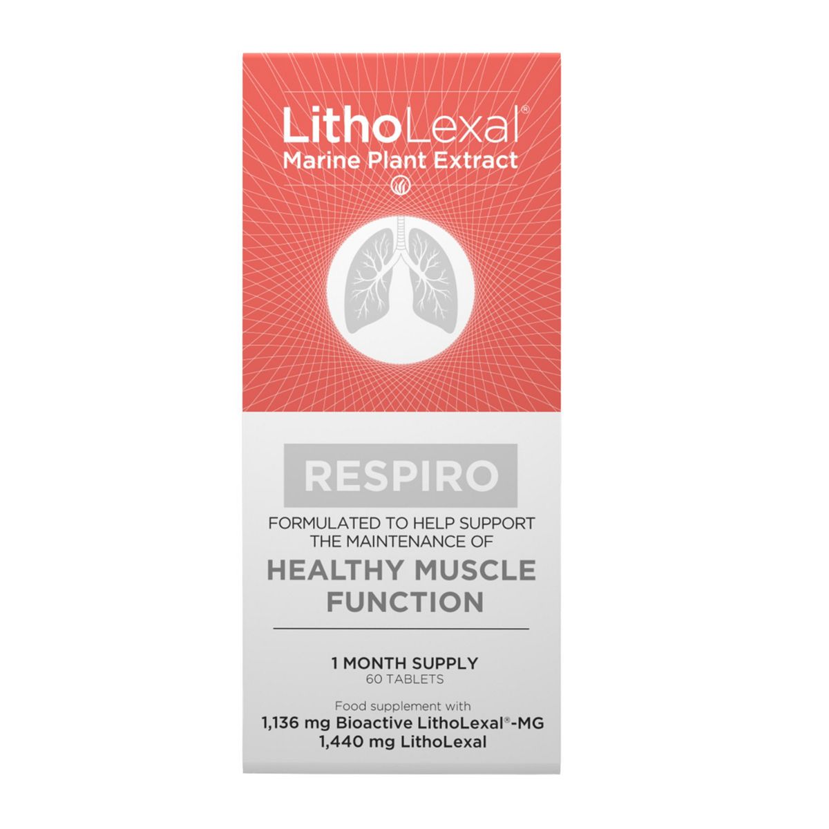 Litholexal ® Respiro 60 Tablets (1 Month Supply)