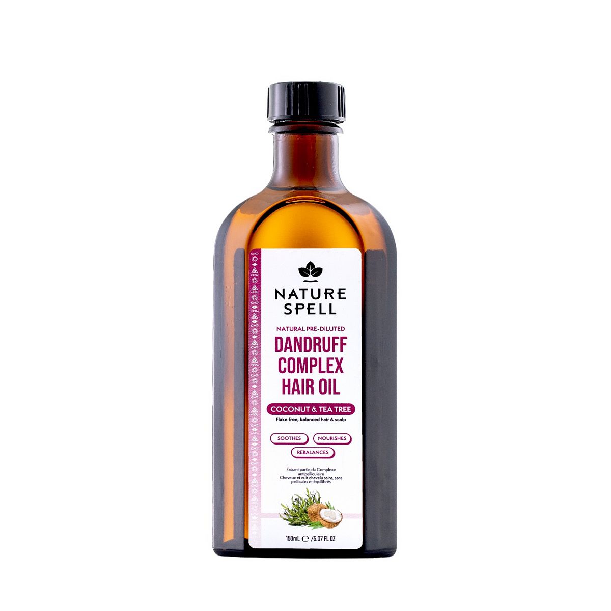 Nature Spell Dandruff Complex Coconut And Tea Tree Scalp Oil 150ml