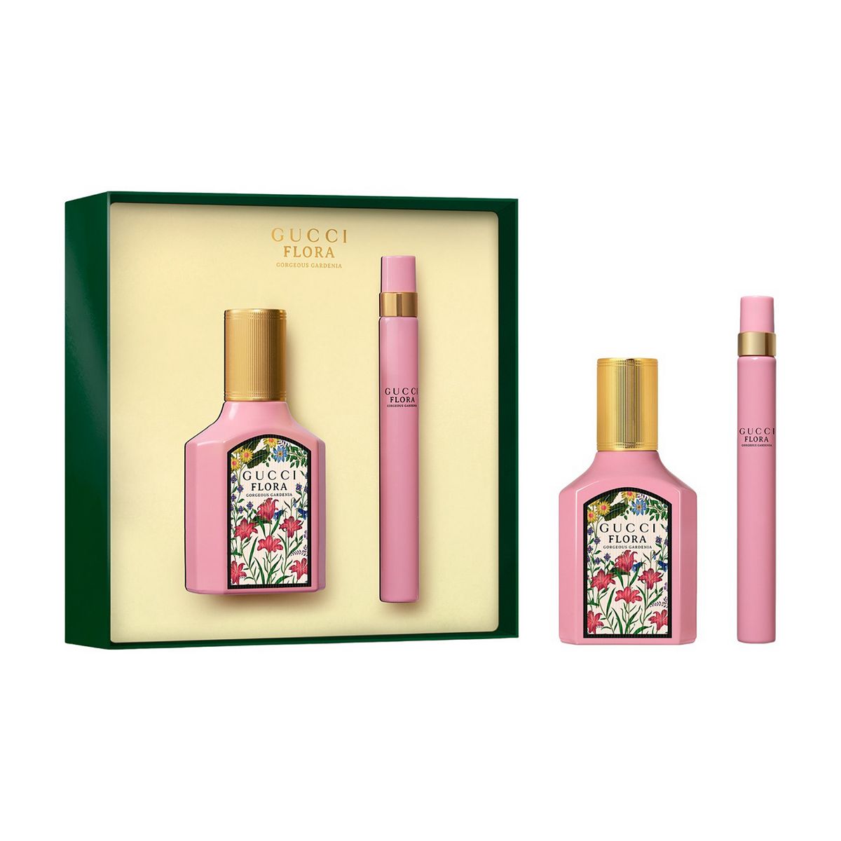 Gucci Flora Gorgeous Gardenia Eau De Parfum For Women Duo Gift Set 30Ml & 10ml