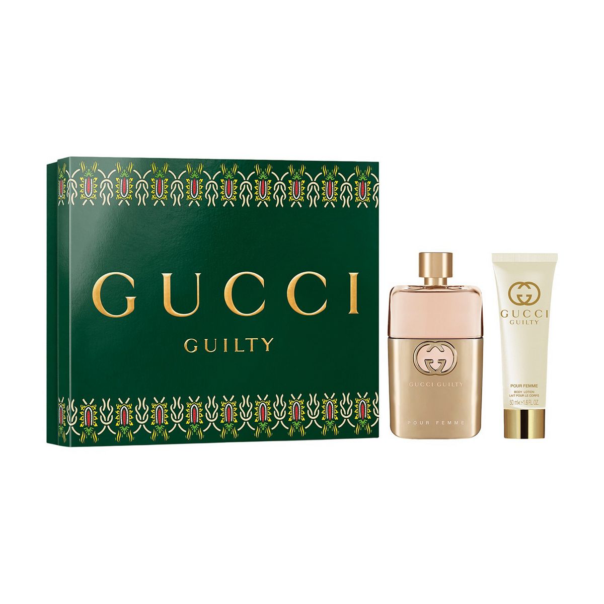 Gucci Guilty Pour Femme Eau De Parfum For Women And Body Lotion Duo Gift Set 90Ml & 50ml