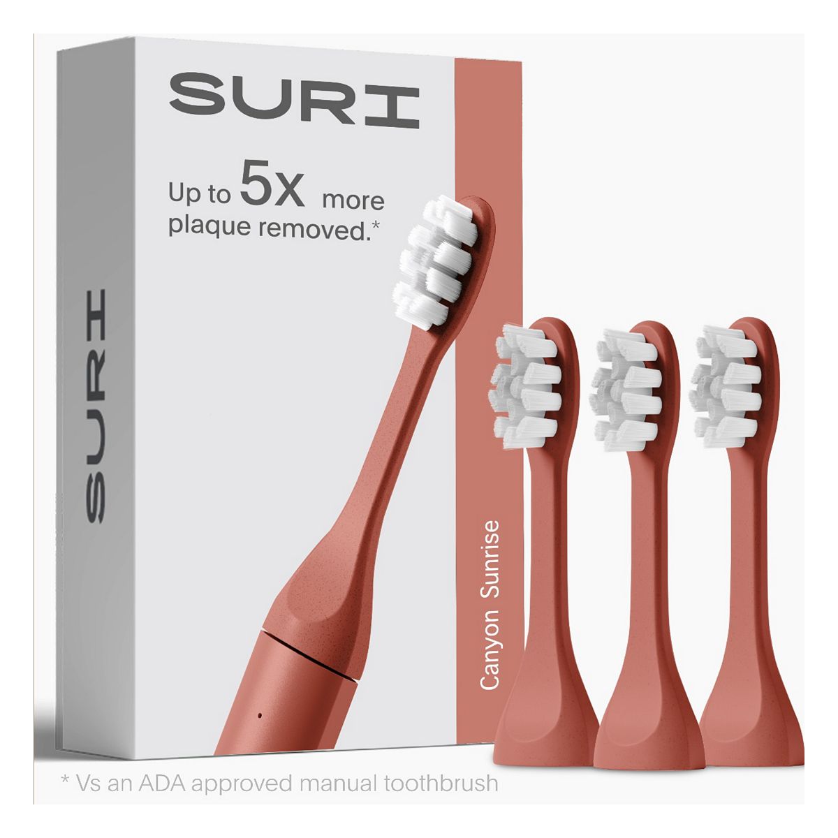 Suri 2.0 Sonic Replacement Brush Heads Canyon Sunrise Pack Of 3