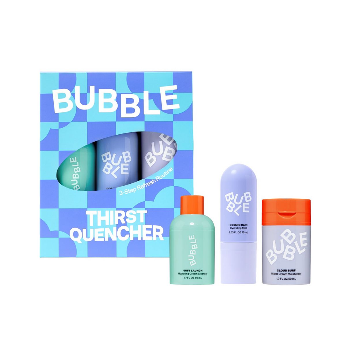 Bubble Thirst Quencher 3 Step Refresh Routine