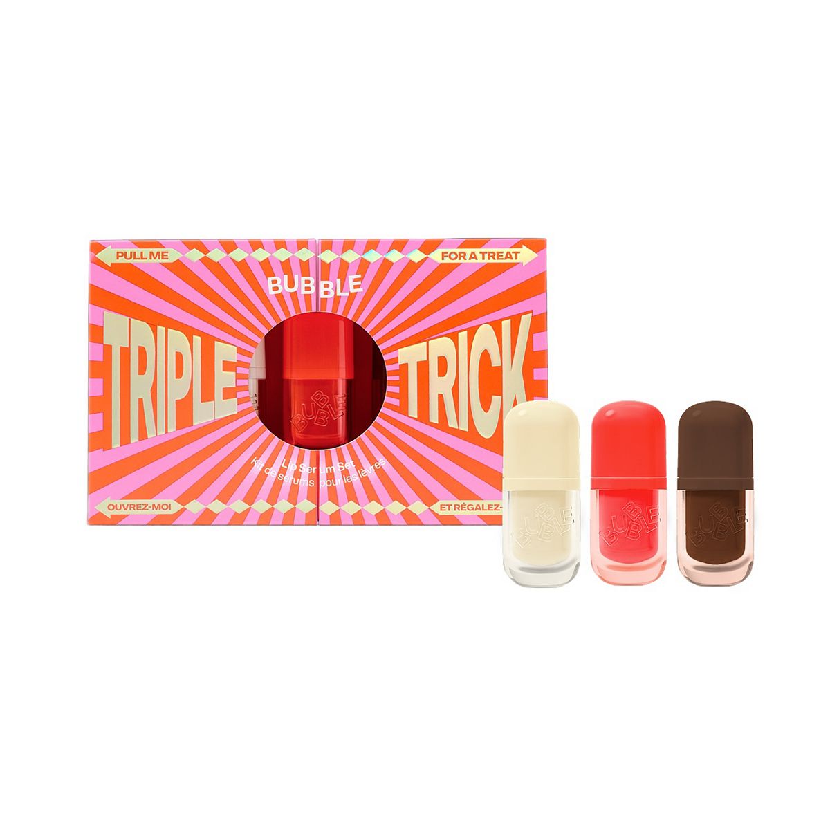 Bubble Triple Trick Lip Serum Set