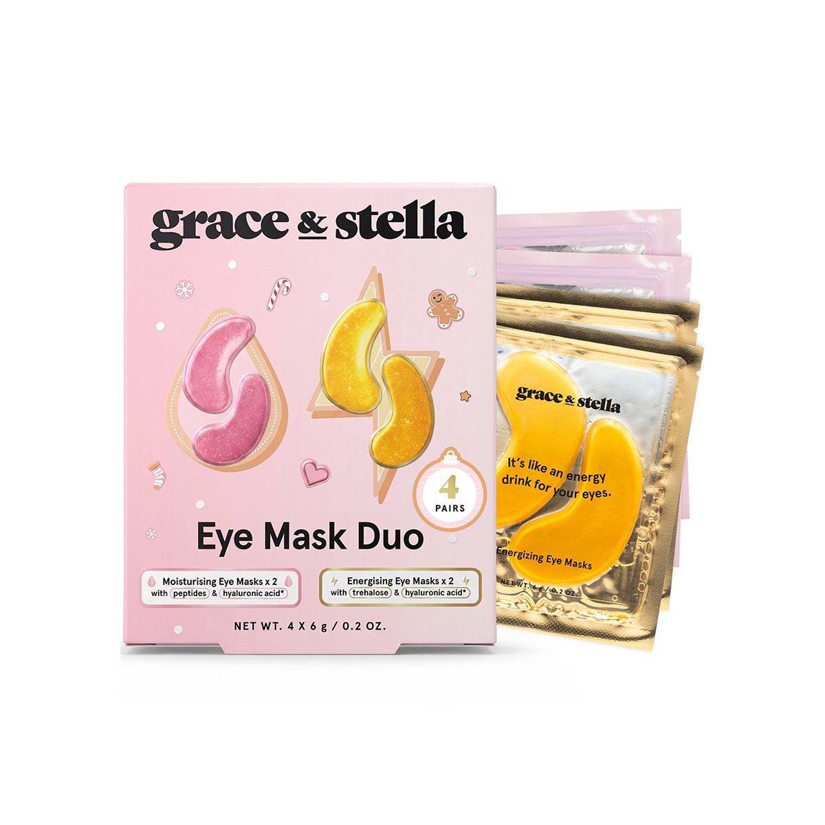 Grace & Stella Eye Mask Duo 4 Pairs