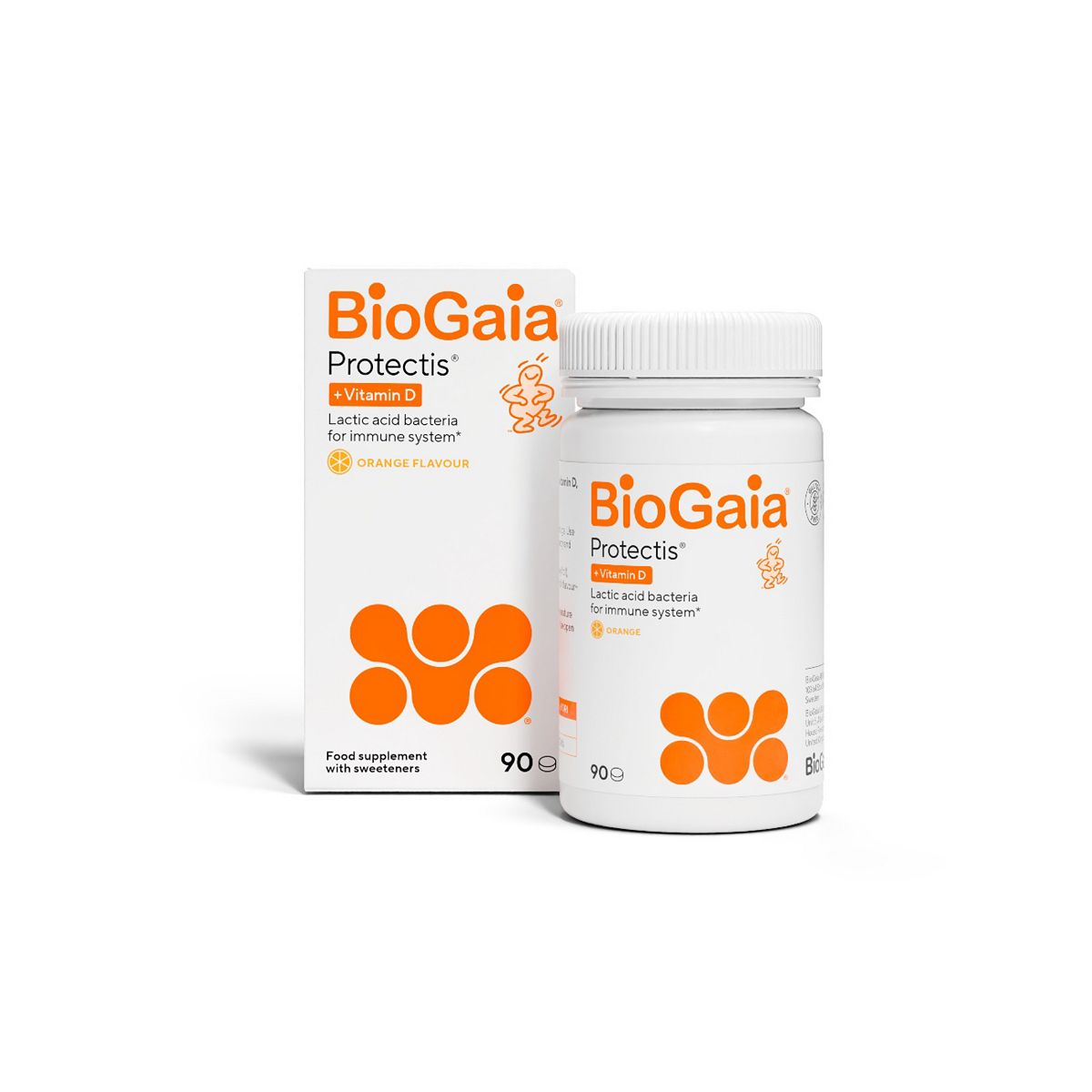 Biogaia Protectis Tablets For Immune System With Vitamin D 90