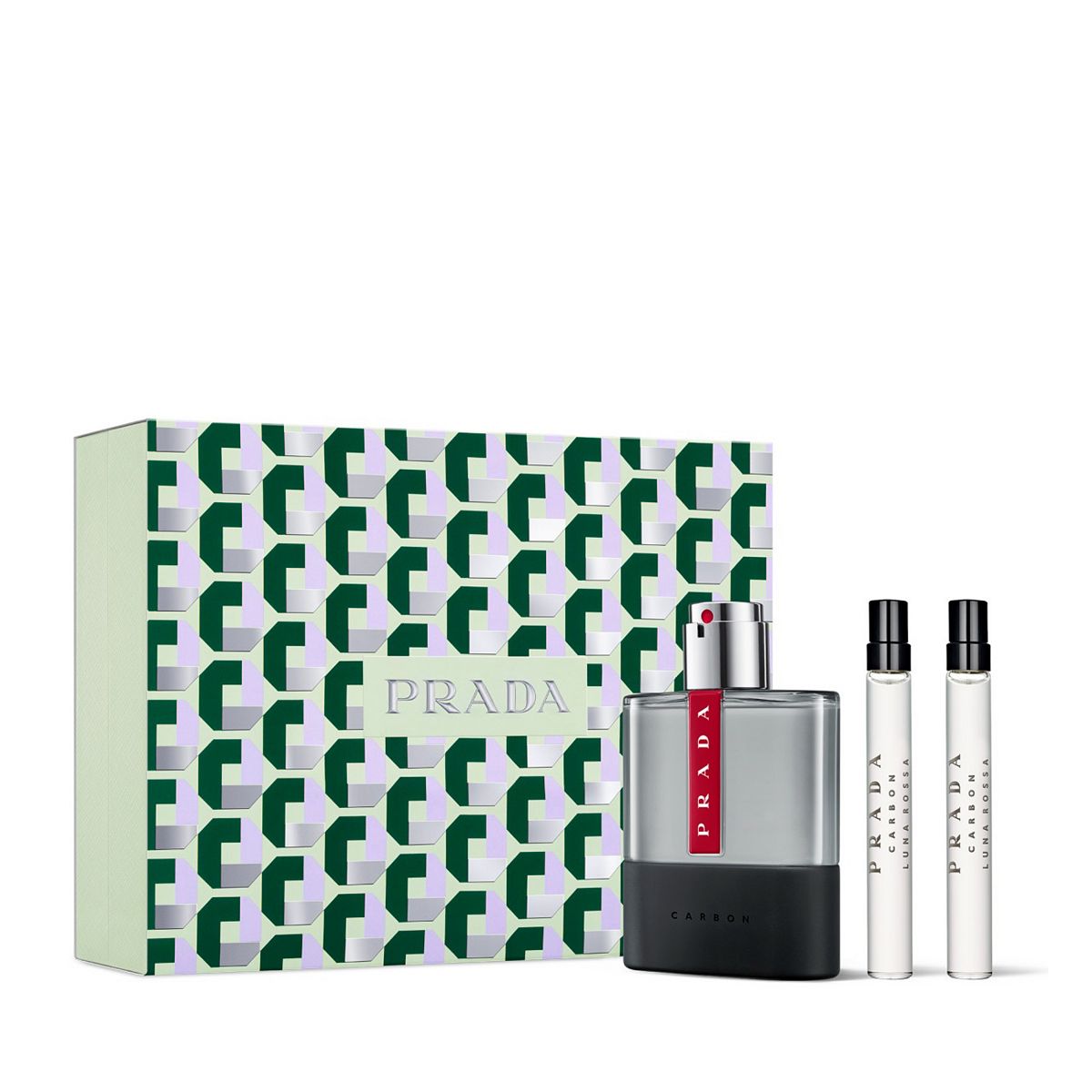 Prada Luna Rossa Carbon Eau De Toilette 100Ml & 10Ml Set