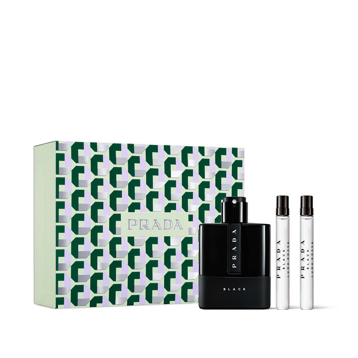 Prada Luna Rossa Black Eau De Parfum Set 100Ml & 10ml