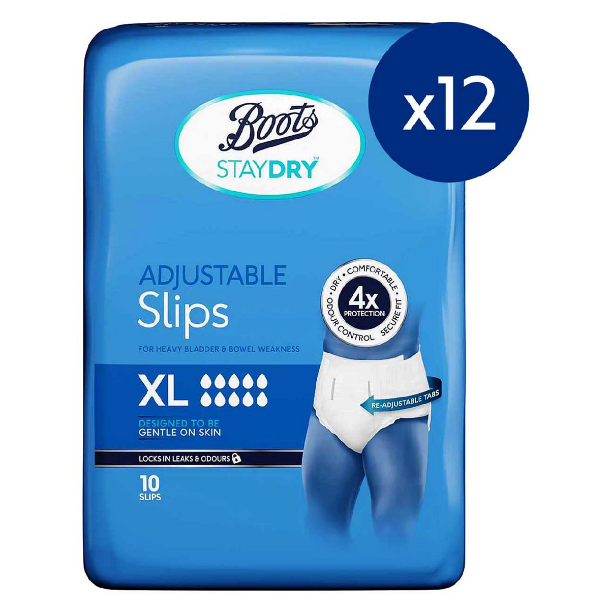 Staydry Boots Slips Xl - 120 Pairs (12 Pack Bundle)
