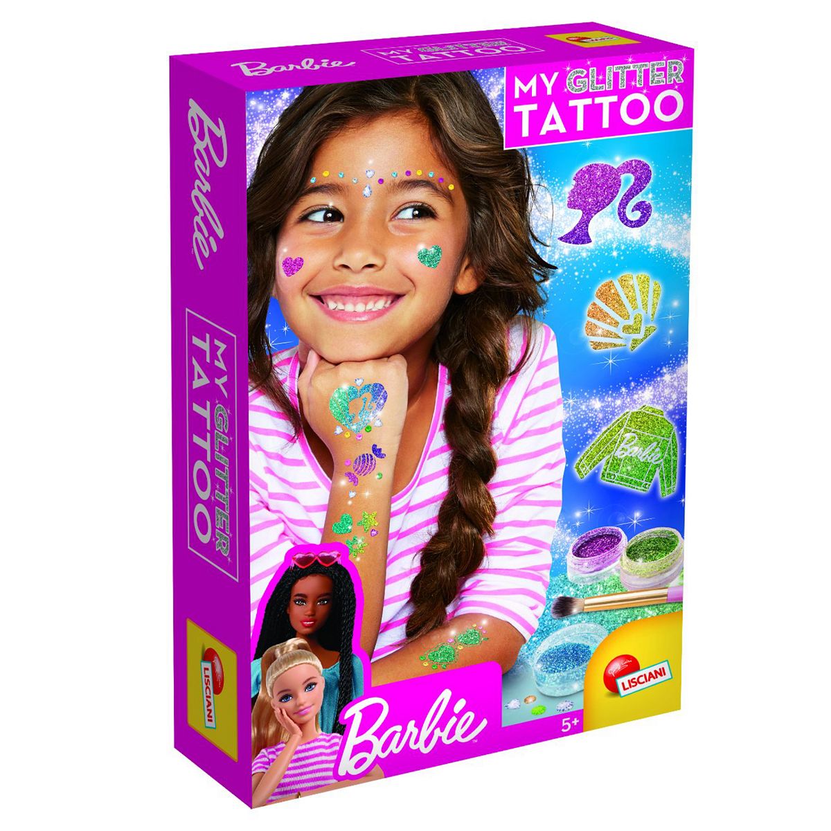 Lisciani Barbie My Glitter Tattoo