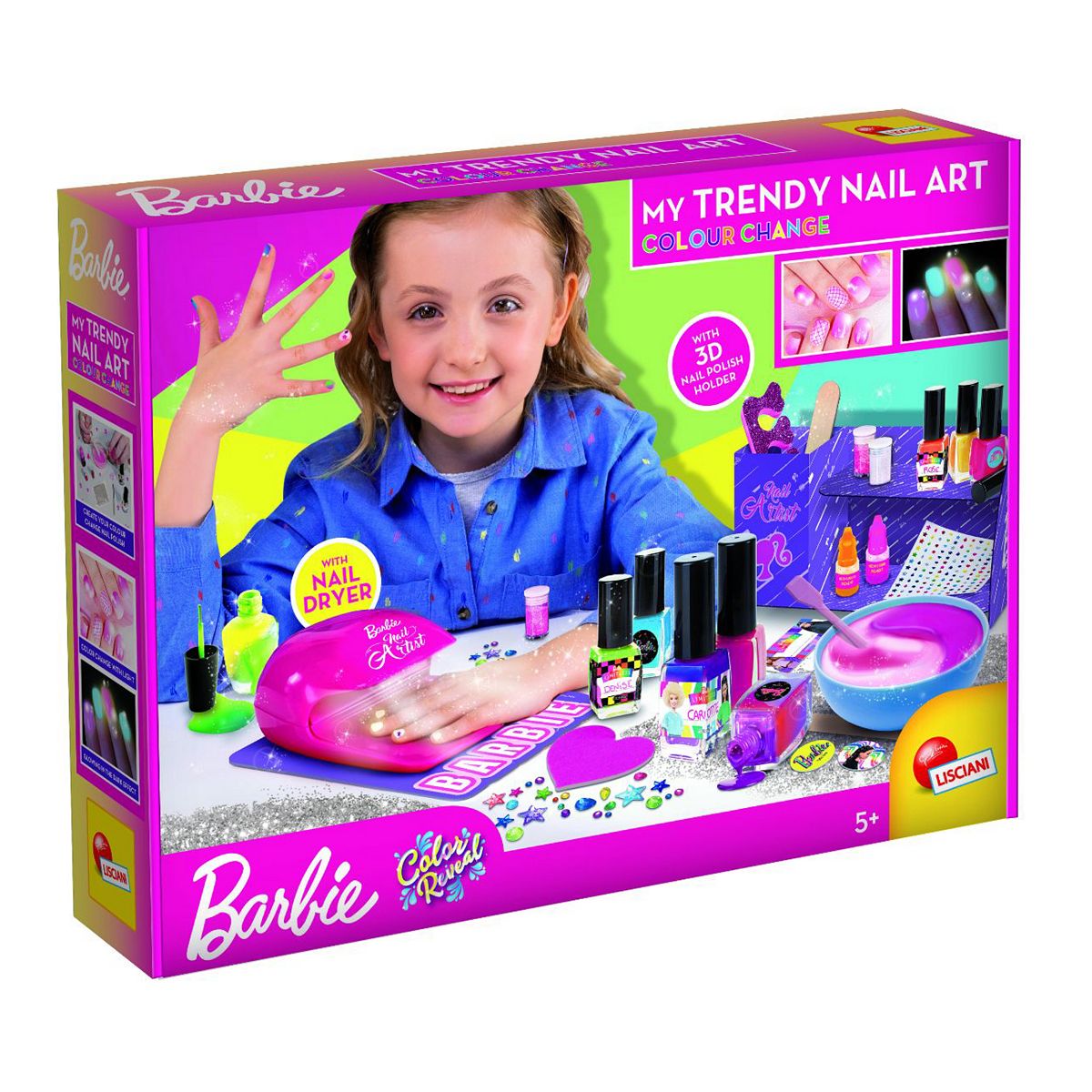 Lisciani Barbie My Trendy Nail Art Colour Change