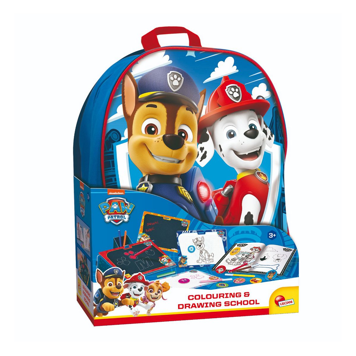Lisciani Paw Patrol Colouring And Drawing Backpack