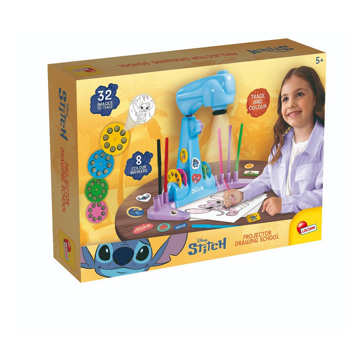Lisciani Disney Stitch Drawing Projector