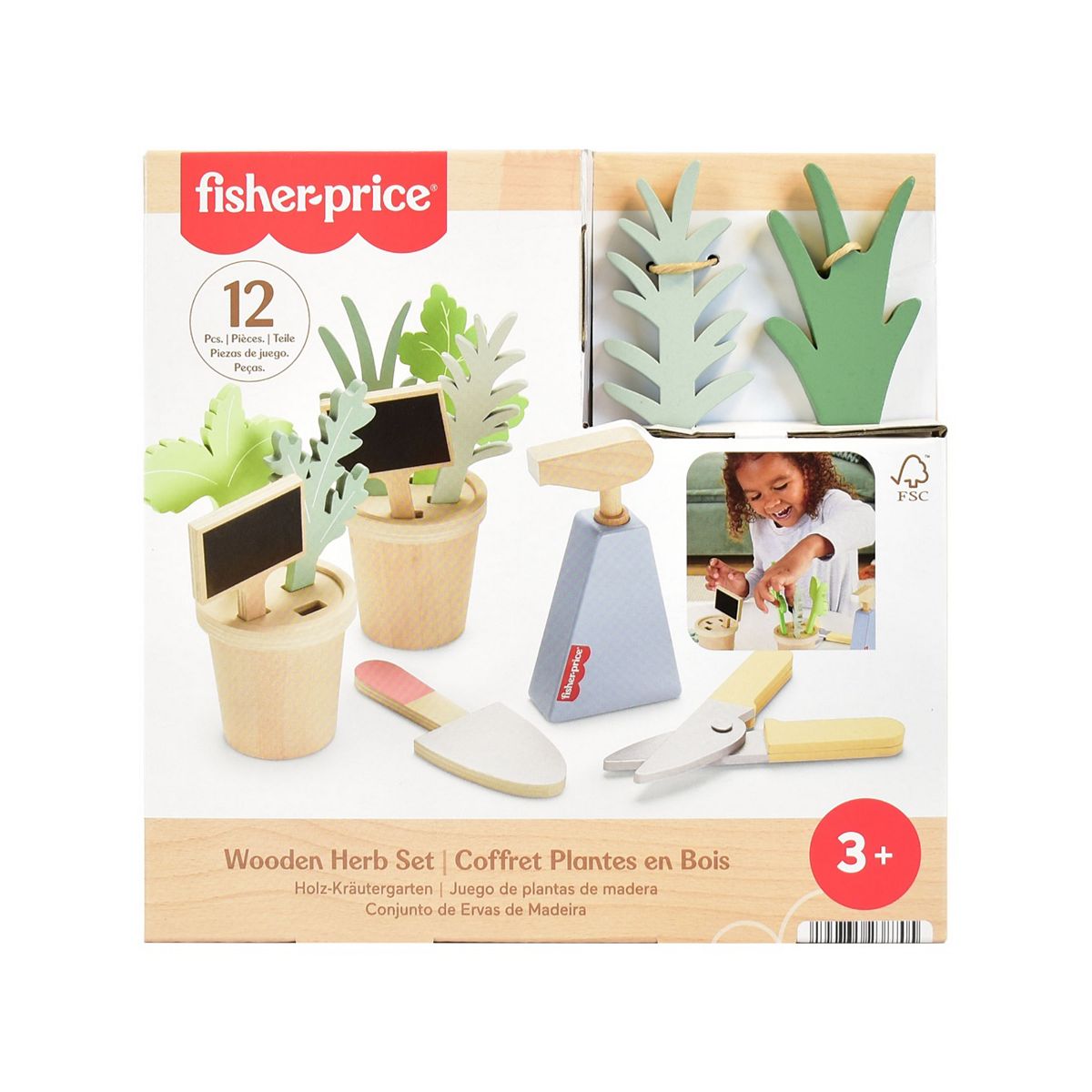 Fisher Price Wooden Herb Set